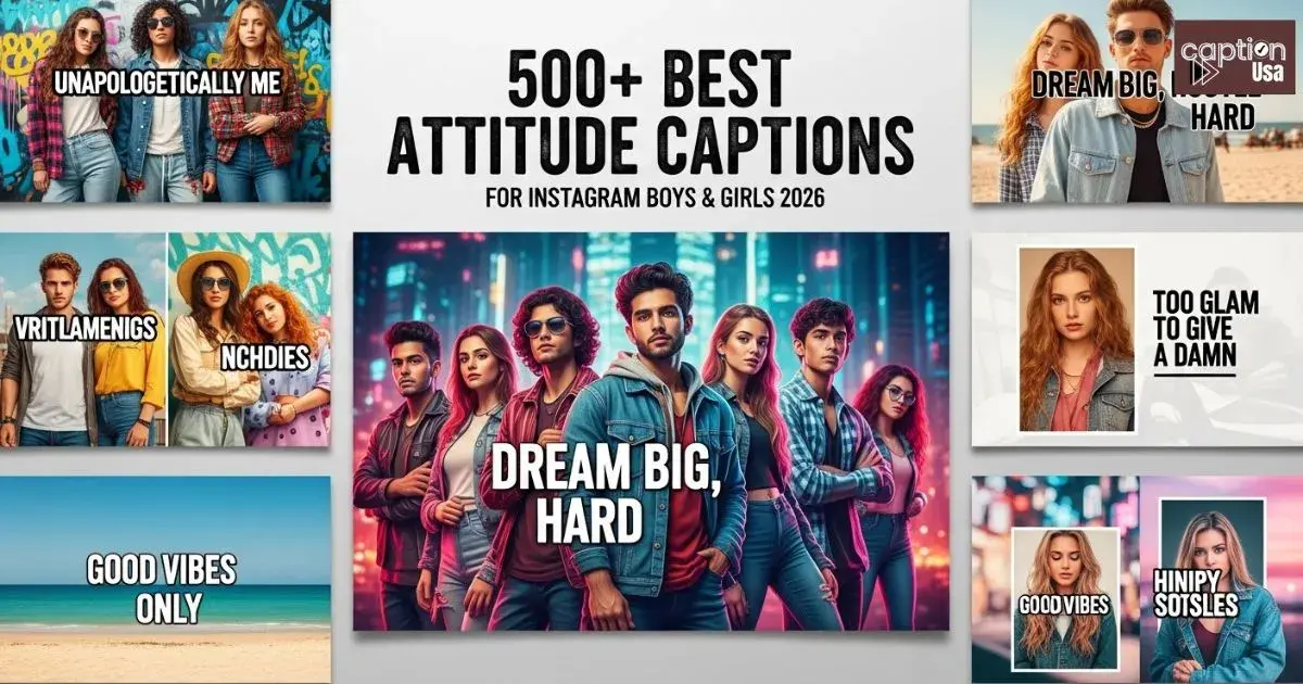 Attitude Captions for Instagram
