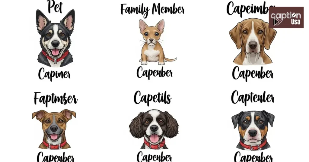 Pet Family Member Captions