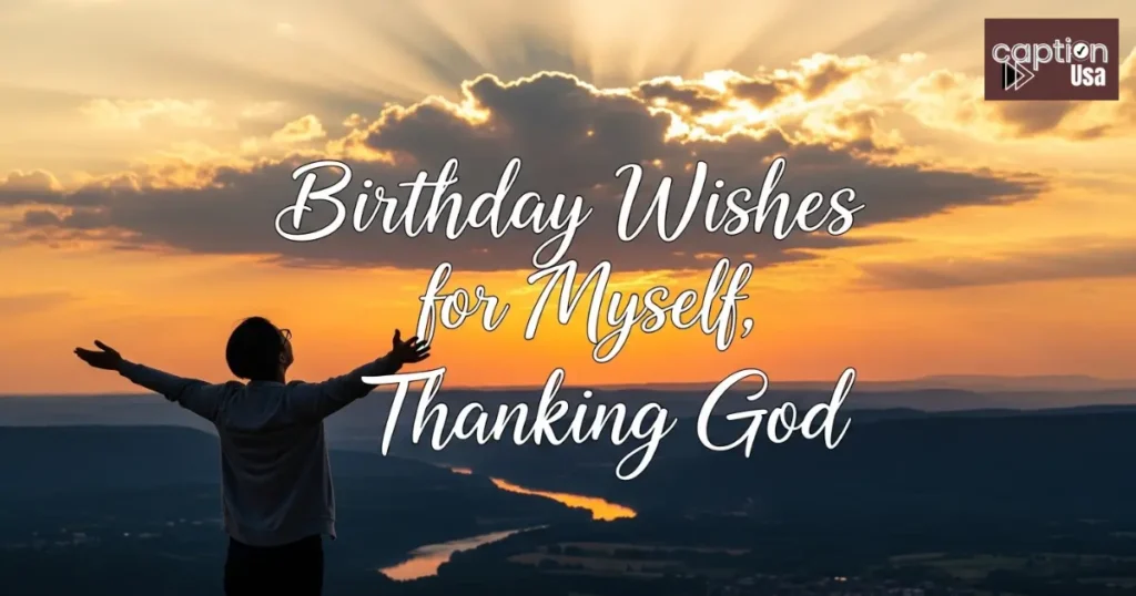 Birthday Wishes for Myself Thanking God