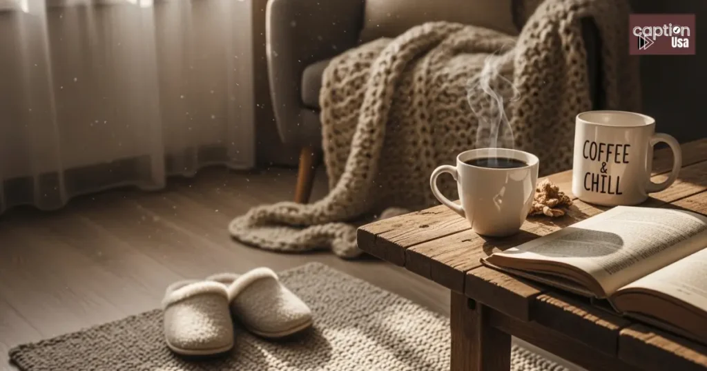 Coffee and Chill Sunday Caption