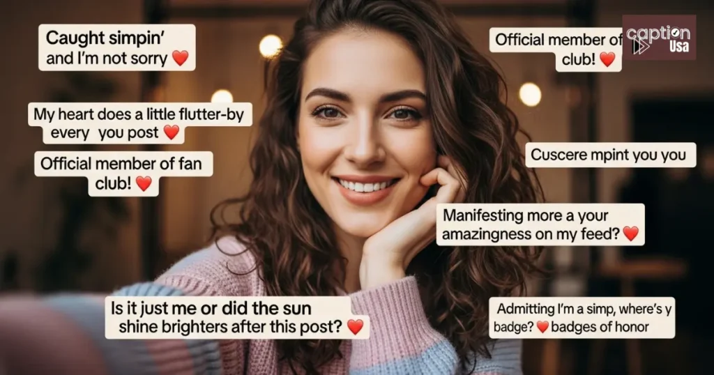 Engaging simp instagram captions