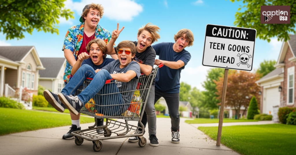 Funny Teen Goon Captions