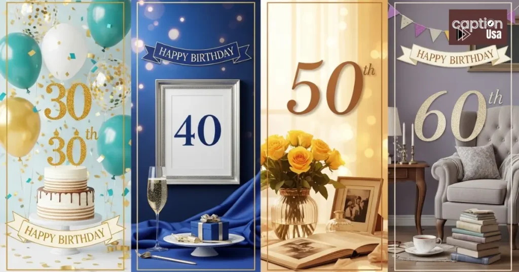 Milestone Birthday Wishes: 30th, 40th, 50th, and 60th