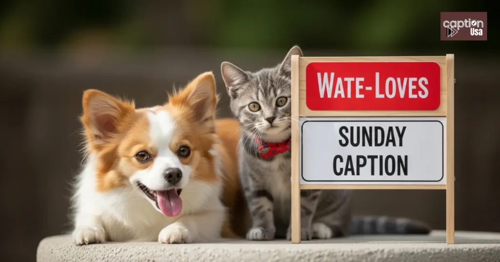 Pet Lover Sunday Caption