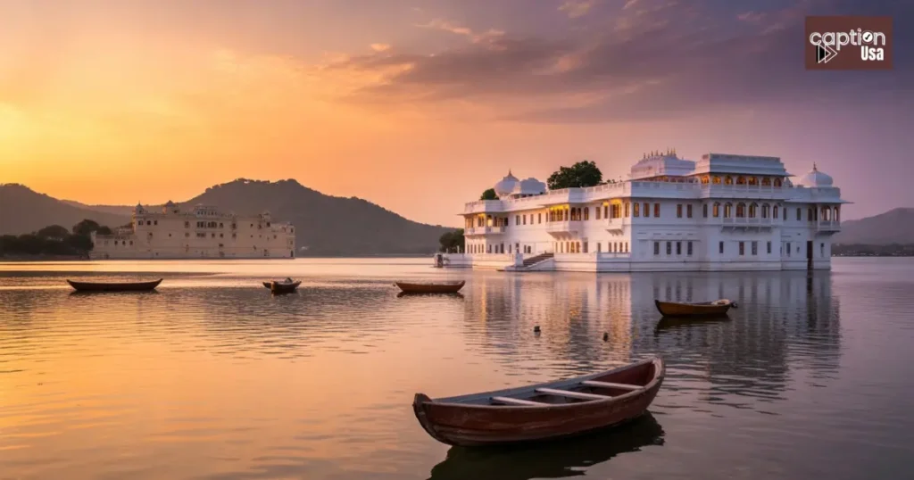 Romantic Udaipur Captions