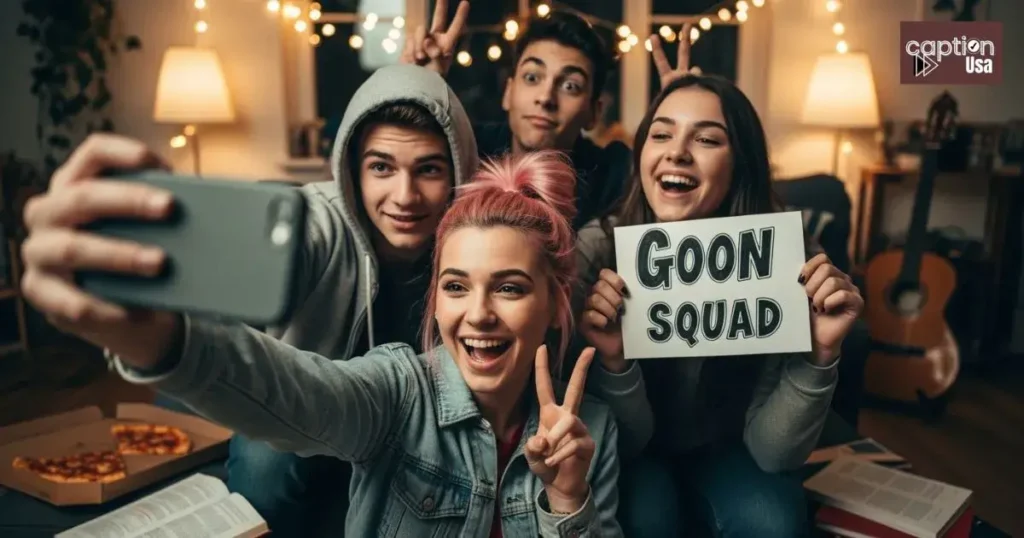 Teen Goon Captions for Selfies