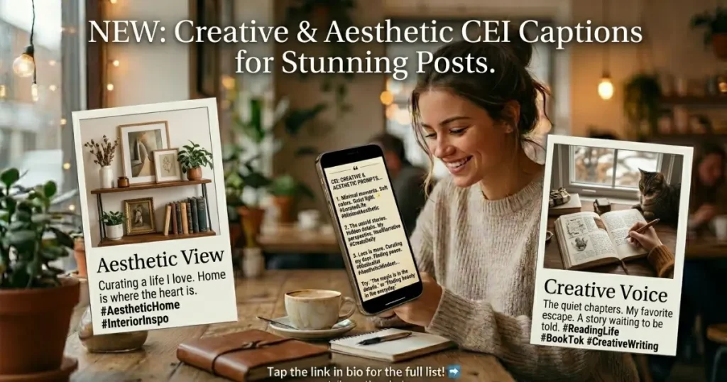Creative & Aesthetic CEI Captions